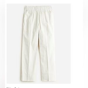 J.Crew Astrid wide leg chinos size large in natural